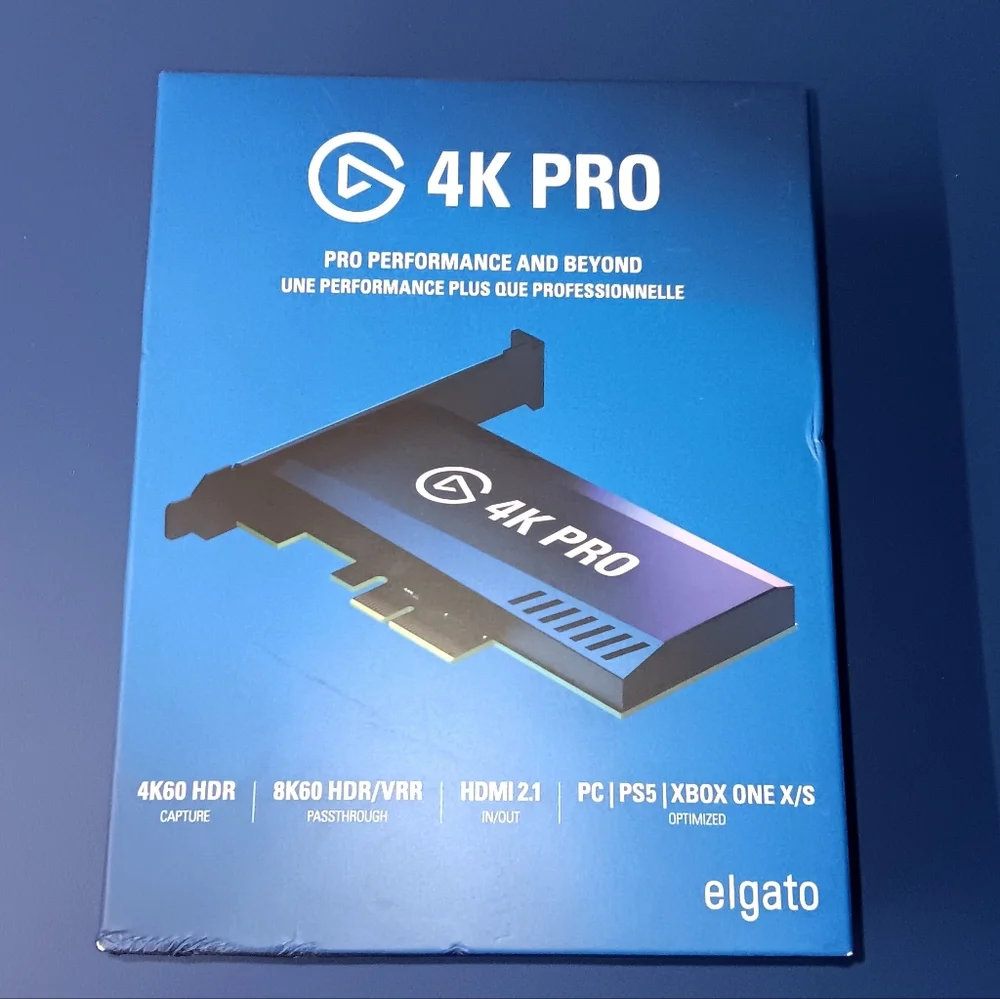 4K Pro 8K 60 Passthrough 4K 60Capture Card - Black